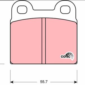 Placute frana -> ALFA ROMEO GIULIA GT (105_) 1300 Super benzina 87 cai -> TRW GDB102