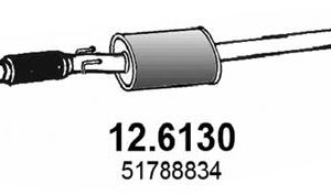 Toba esapamet intermediara -> ALFA ROMEO MITO (955_) 1.4 (955AXB1B) benzina 78 cai -> ASSO 12.6130