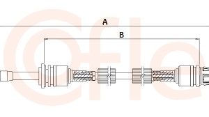 Cablu transmisie manuala -> ALFA ROMEO MITO (955_) 1.3 MultiJet (955AXT1A) diesel 84 cai -> COFLE 12.7232