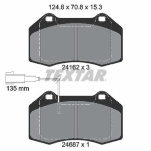 Placute frana -> ALFA ROMEO MITO (955_) 1.4 MultiAir (955AXN1B) benzina 170 cai -> TEXTAR 2416202