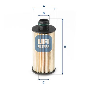 Filtru ulei -> ALFA ROMEO GIULIA (952_) 2.2 D (952AGA250, 952AGM250, 952ASM2, 952ASA2) diesel 136 cai -> UFI 25.160.00