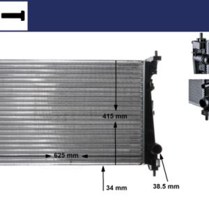 Radiator racire motor -> ALFA ROMEO MITO (955_) 1.3 MultiJet (955AXT1A) diesel 84 cai -> MAHLE ORIGINAL CR 1112 000S