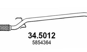Racord evacuare -> ALFA ROMEO MITO (955_) 1.3 MultiJet (955AXT1A) diesel 84 cai -> ASSO 34.5012