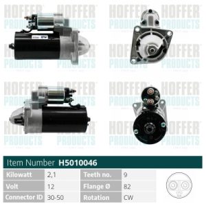 Electromotor -> ALFA ROMEO MITO (955_) 1.6 JTDM (955AXE1B) diesel 115 cai -> HOFFER H5010046
