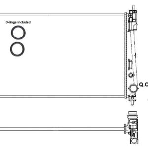 Radiator racire motor -> ALFA ROMEO MITO (955_) 1.3 MultiJet (955AXT1A, 955AYA1A) diesel 80 cai -> NRF 53017