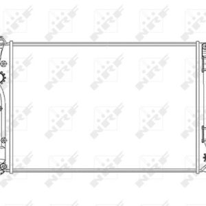 Radiator racire motor -> ALFA ROMEO MITO (955_) 1.4 (955AXV1A) benzina 69 cai -> NRF 53834