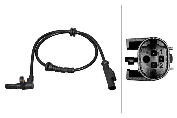 Senzor turatie roata -> ALFA ROMEO MITO (955_) 1.3 MultiJet (955AXT1A, 955AYA1A) diesel 80 cai -> HELLA 6PU 358 217-001