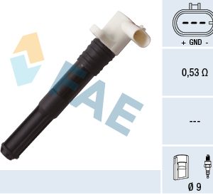 Bobina de inductie -> ALFA ROMEO MITO (955_) 1.4 (955AXB1B, 955.AXF1B) benzina 95 cai -> FAE 80266