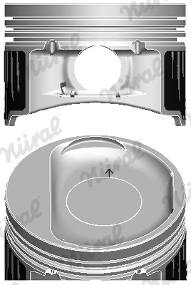 Piston -> ALFA ROMEO MITO (955_) 1.4 (955.AXB1B, 955.AXU1A) benzina 78 cai -> NURAL 87-436800-00