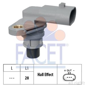 Senzor pozitie ax cu came -> ALFA ROMEO STELVIO (949_) 2.2 D (949.AXD1A) diesel 150 cai -> FACET 9.0626