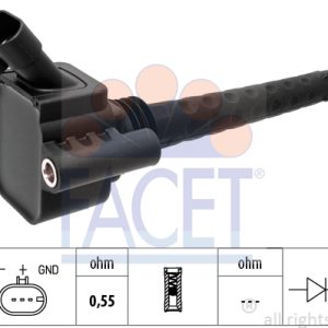 Bobina de inductie -> ALFA ROMEO MITO (955_) 1.4 MultiAir (955AXN1B) benzina 170 cai -> FACET 9.6449