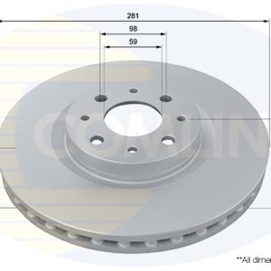 Disc frana -> ALFA ROMEO MITO (955_) 1.3 MultiJet (955AXT1A, 955AYA1A) diesel 80 cai -> COMLINE ADC1814V
