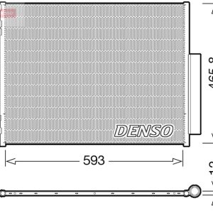 Condensator climatizare -> ALFA ROMEO GIULIA (952_) 2.2 D (952ALA25, 952AFM25, 952APA2) diesel 190 cai -> DENSO DCN01025