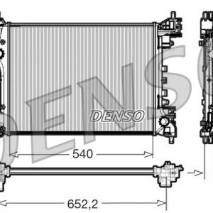 Radiator racire motor -> ALFA ROMEO MITO (955_) 1.4 (955AXV1A) benzina 69 cai -> DENSO DRM01005