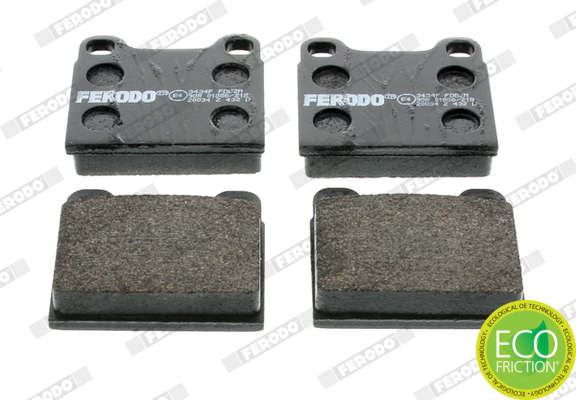 Placute frana -> ALFA ROMEO GIULIA GT (105_) 1300 Super benzina 87 cai -> FERODO FDB2M