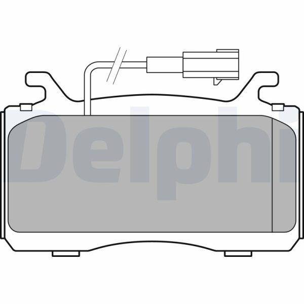 Placute frana -> ALFA ROMEO GIULIA (952_) 2.2 D (952AGA250, 952AGM250, 952ASM2, 952ASA2) diesel 136 cai -> DELPHI LP3310