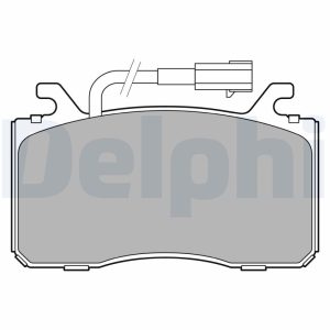 Placute frana -> ALFA ROMEO STELVIO (949_) 2.9 Q4 (949.AXG2A, 949.AXH2A, 949.AXS2A) benzina 510 cai -> DELPHI LP3435