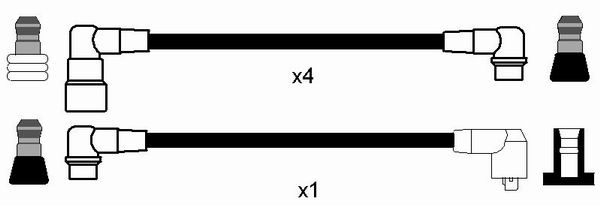 Bujie -> ALFA ROMEO GIULIA (952_) 2.0 Q4 (952ACA45, 952ACA25) benzina 280 cai -> NGK 90219