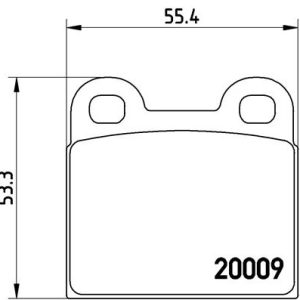 Placute frana -> ALFA ROMEO GIULIA GT (105_) 1300 Super benzina 87 cai -> BREMBO P 06 001