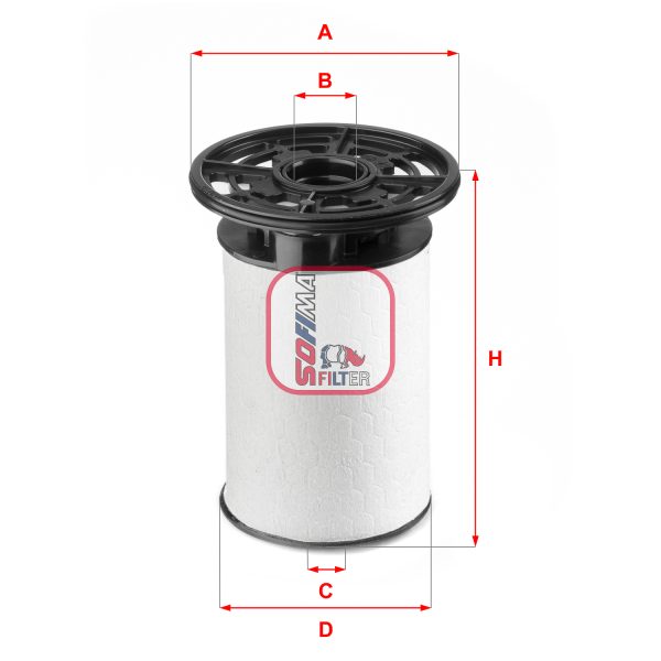 Filtru combustibil -> ALFA ROMEO GIULIA (952_) 2.2 D (952AGA250, 952AGM250, 952ASM2, 952ASA2) diesel 136 cai -> SOFIMA S 1076 NE
