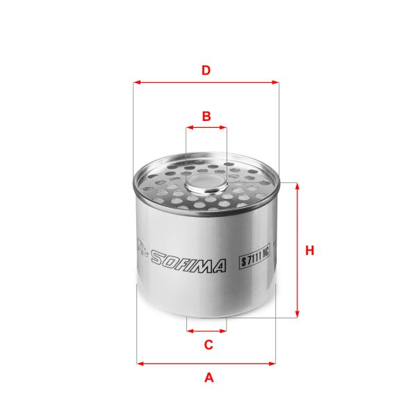 Filtru combustibil -> ALFA ROMEO GIULIA (105_) 1.8 D diesel 52 cai -> SOFIMA S 7111 NC