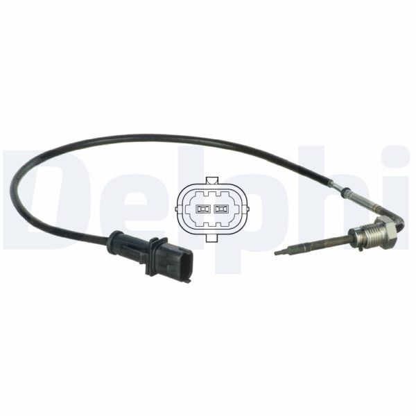 Senzor temperatura gaze evacuare -> ALFA ROMEO MITO (955_) 1.3 MultiJet (955AXT1A, 955AYA1A) diesel 80 cai -> DELPHI TS30006