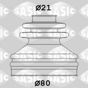 Ansamblu burduf articulatie planetara AUDI A3 (8L1) 1.8 T benzina 150 cai SASIC 1906029