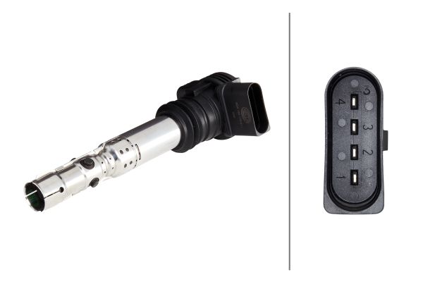 Bobina de inductie AUDI A3 (8L1) 1.8 T benzina 150 cai HELLA 5DA 193 175-911