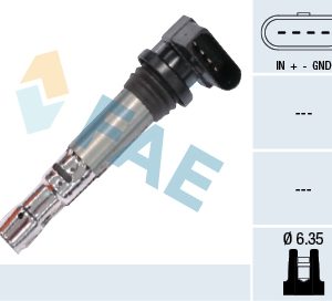Bobina de inductie AUDI A3 Sportback (8PA) 1.6 FSI benzina 115 cai FAE 80201