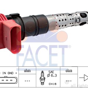 Bobina de inductie AUDI A4 B7 Avant (8ED) S4 quattro benzina 344 cai FACET 9.6333