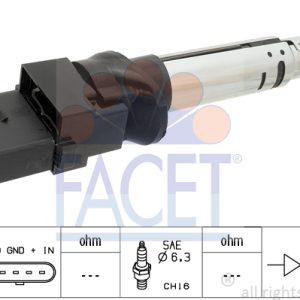 Bobina de inductie AUDI A3 (8P1) 3.2 V6 quattro benzina 250 cai FACET 9.6334