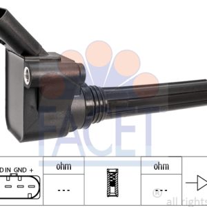 Bobina de inductie AUDI A4 B8 (8K2) 1.8 TFSI quattro benzina 170 cai FACET 9.6536