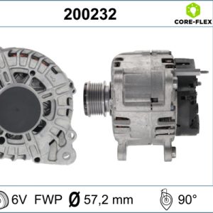 Alternator AUDI A4 Allroad B8 (8KH) 2.0 TFSI quattro benzina 211 cai VALEO 200232