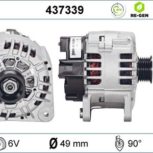 Alternator AUDI A3 (8L1) 1.8 T benzina 150 cai VALEO 437339
