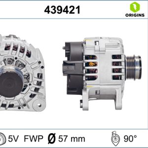 Alternator AUDI A4 B6 (8E2) 1.9 TDI quattro diesel 130 cai VALEO 439421