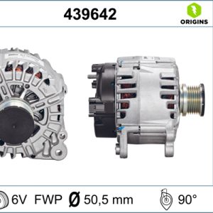 Alternator AUDI A4 B8 (8K2) 2.0 TDI quattro diesel 170 cai VALEO 439642