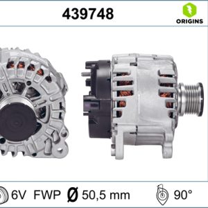 Alternator AUDI A4 B8 (8K2) 2.0 TDI quattro diesel 177 cai VALEO 439748