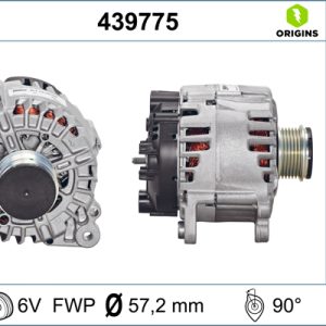 Alternator AUDI A4 B8 (8K2) 3.0 TDI quattro diesel 211 cai VALEO 439775