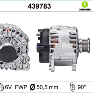 Alternator AUDI A3 (8V1, 8VK) 2.0 TDI diesel 143 cai VALEO 439783