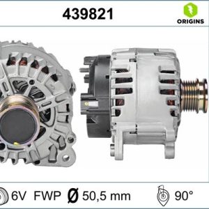 Alternator AUDI A3 Sportback (8VA, 8VF) 1.0 TFSI benzina 115 cai VALEO 439821