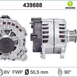 Alternator AUDI A4 B8 (8K2) 2.0 TDI quattro diesel 190 cai VALEO 439888