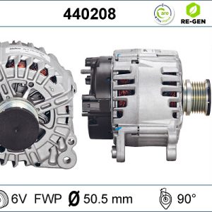 Alternator AUDI A4 B8 (8K2) 2.0 TDI quattro diesel 170 cai VALEO 440208