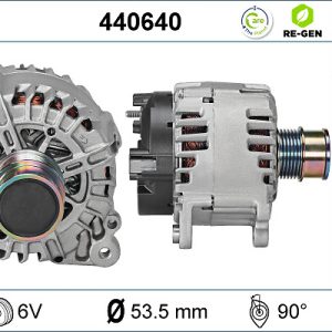 Alternator AUDI A3 (8V1, 8VK) 1.4 TSI benzina 150 cai VALEO 440640