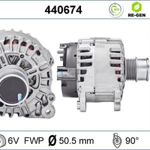 Alternator AUDI A3 Sportback (8VA, 8VF) 35 TFSI benzina 150 cai VALEO 440674