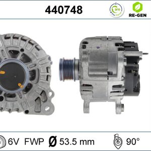 Alternator AUDI A3 (8V1, 8VK) 1.6 TDI diesel 115 cai VALEO 440748