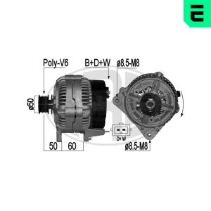 Alternator AUDI A3 (8L1) 1.8 benzina 125 cai ERA 209062A