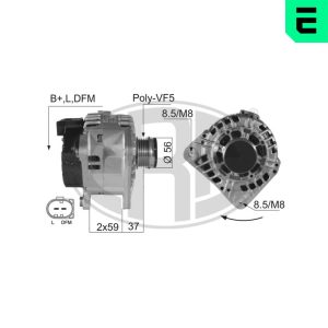 Alternator AUDI A3 (8L1) 1.6 benzina 101 cai ERA 210007A