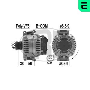 Alternator AUDI A4 B8 Avant (8K5) 1.8 TFSI quattro benzina 160 cai ERA 210850A