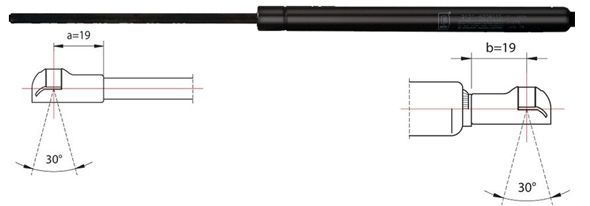 Amortizor portbagaj AUDI A3 (8P1) 1.9 TDI diesel 105 cai METZGER 2110291