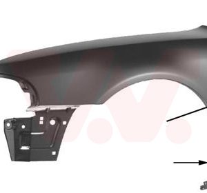 Aripa AUDI A4 B5 (8D2) 1.8 T quattro benzina 150 cai VAN WEZEL 0323653